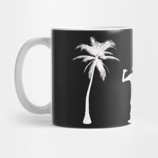 White Palm Mug